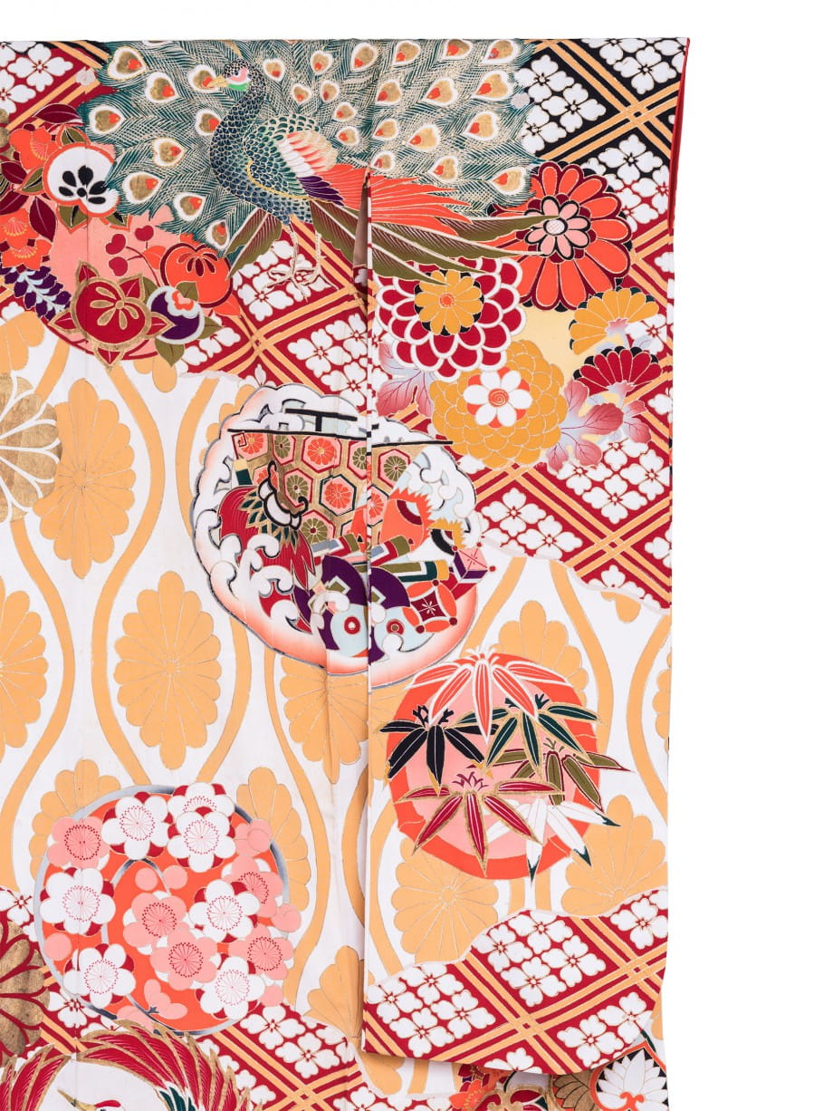 【振袖レンタル】成人式 | 菜の花色に花菱立涌、鳳凰孔雀の振袖