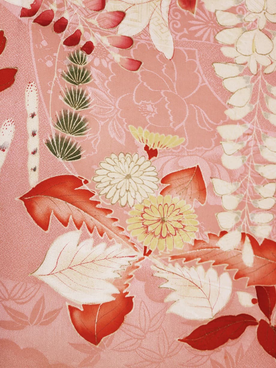 【袴レンタル】卒業式 | フレッシュピンクに春の花尽くしの小振袖