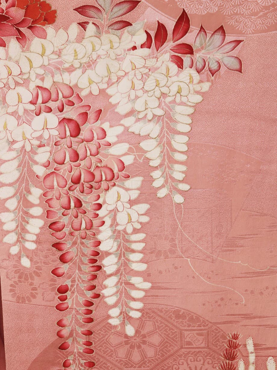 【袴レンタル】卒業式 | フレッシュピンクに春の花尽くしの小振袖