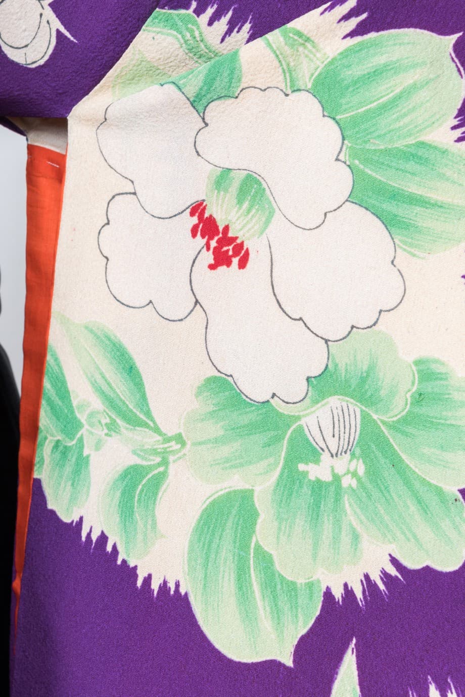 【袴レンタル】卒業式 | 紫に梅や椿の花丸紋様の小振袖