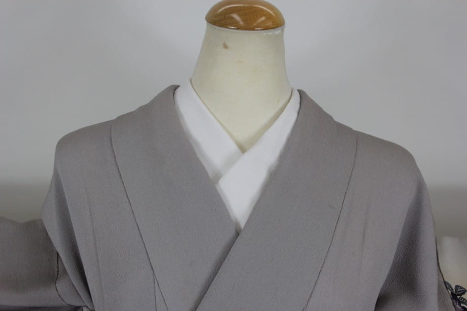 【訪問着レンタル】二藍色のぼかしに手描き友禅の訪問着