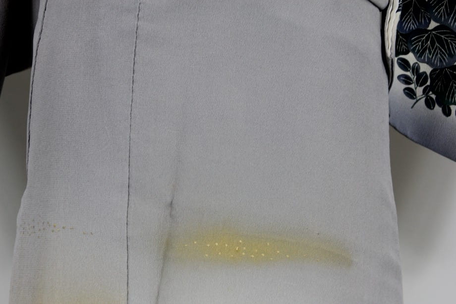 【訪問着レンタル】二藍色のぼかしに手描き友禅の訪問着