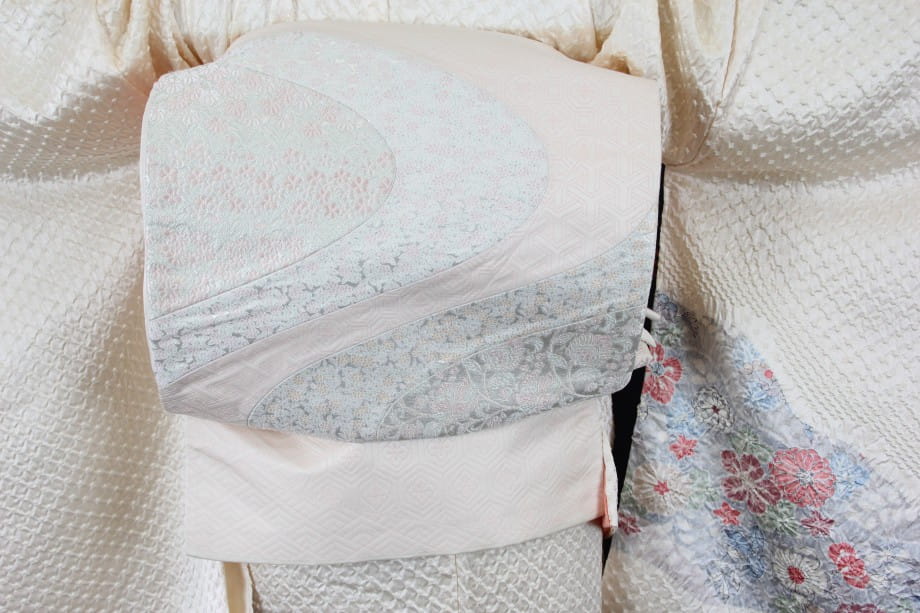 【訪問着レンタル】綸子に総絞りと辻が花の訪問着