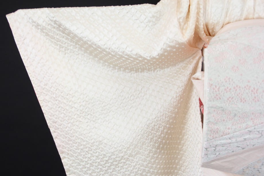 【訪問着レンタル】綸子に総絞りと辻が花の訪問着