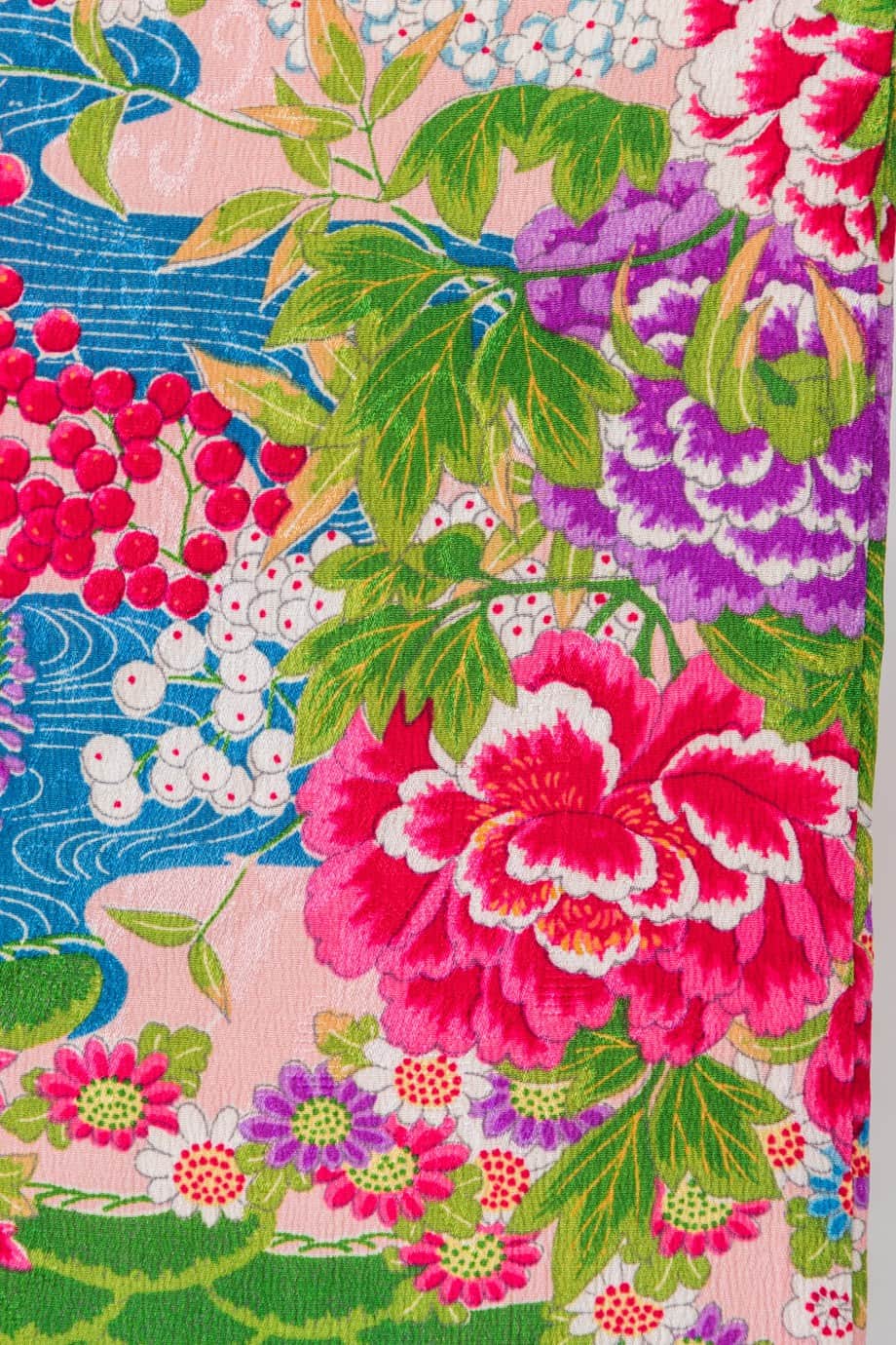 【七五三着物レンタル】オシドリと百花繚乱の三歳祝着
