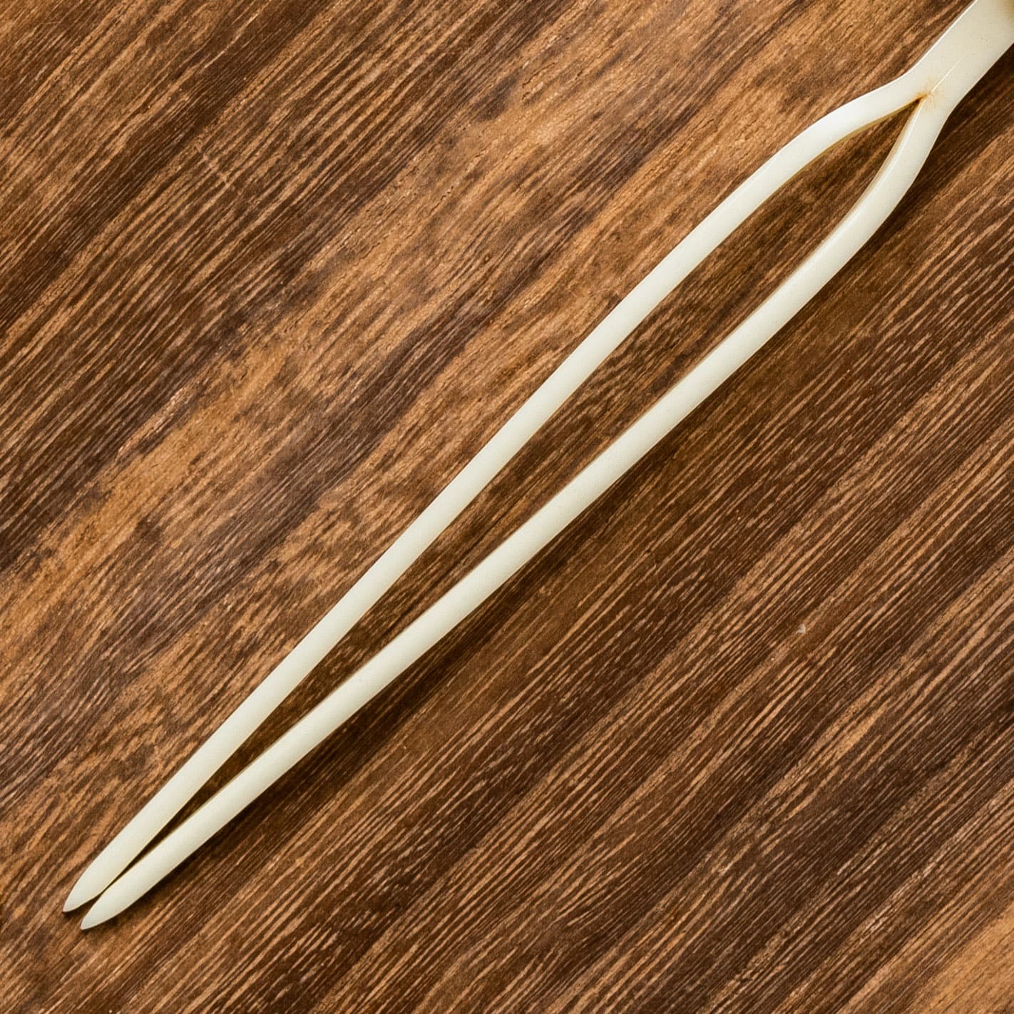 白い小花のビラビラかんざし