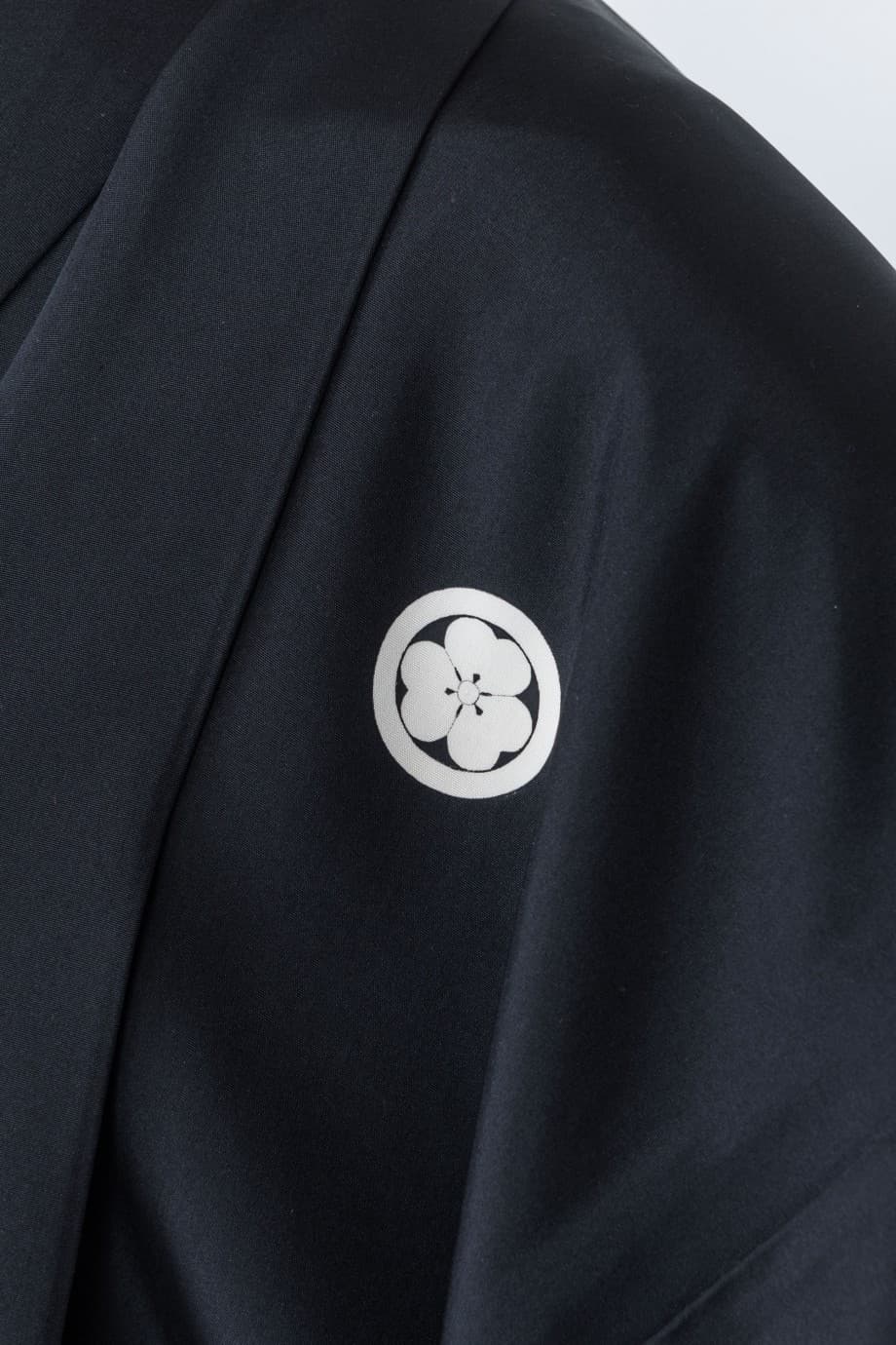 【男性着物レンタル】正統派の黒紋付羽織袴・第一礼装