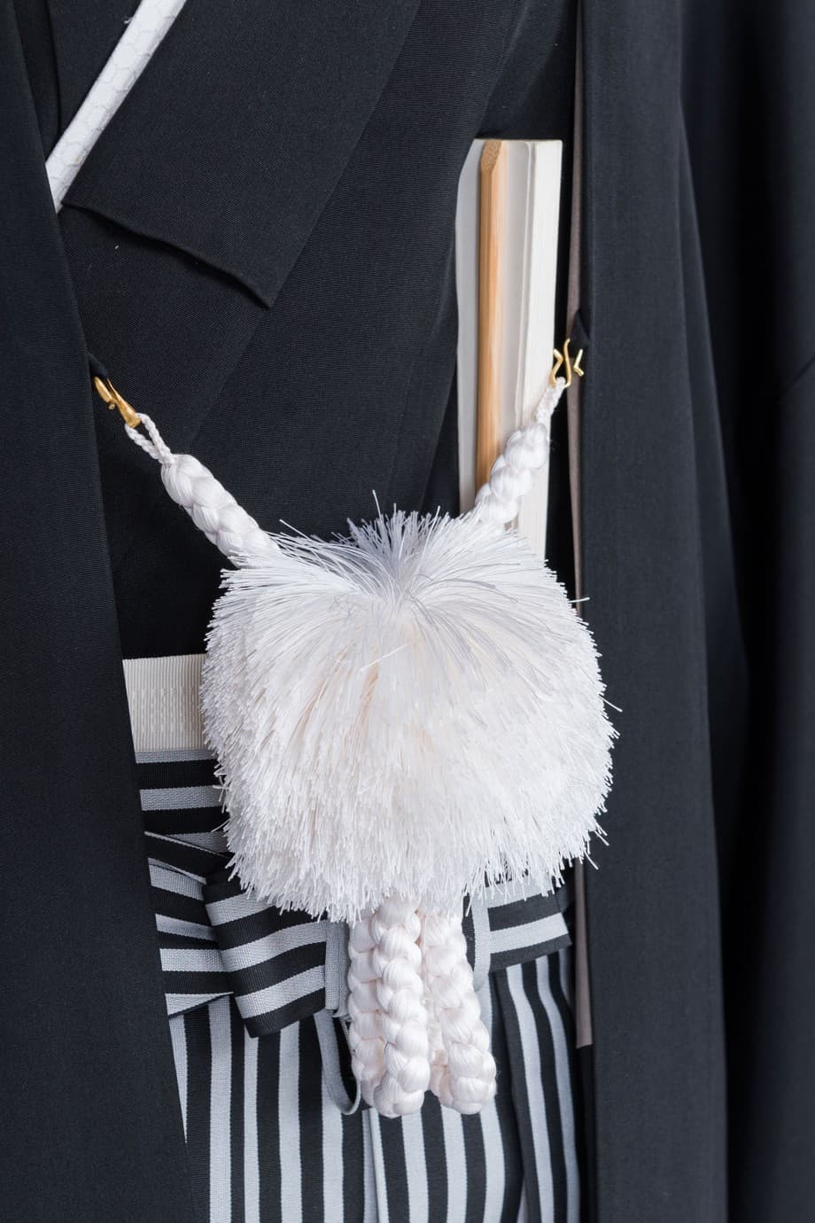 【男性着物レンタル】正統派の黒紋付羽織袴・第一礼装