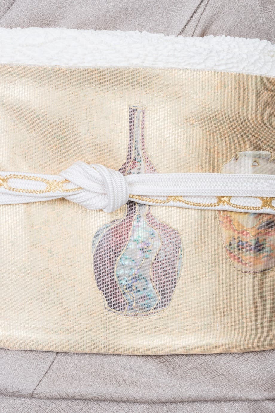 【留袖レンタル】婚礼・結納 | スイートグレー地に鳳凰や橘の一つ紋付色留袖