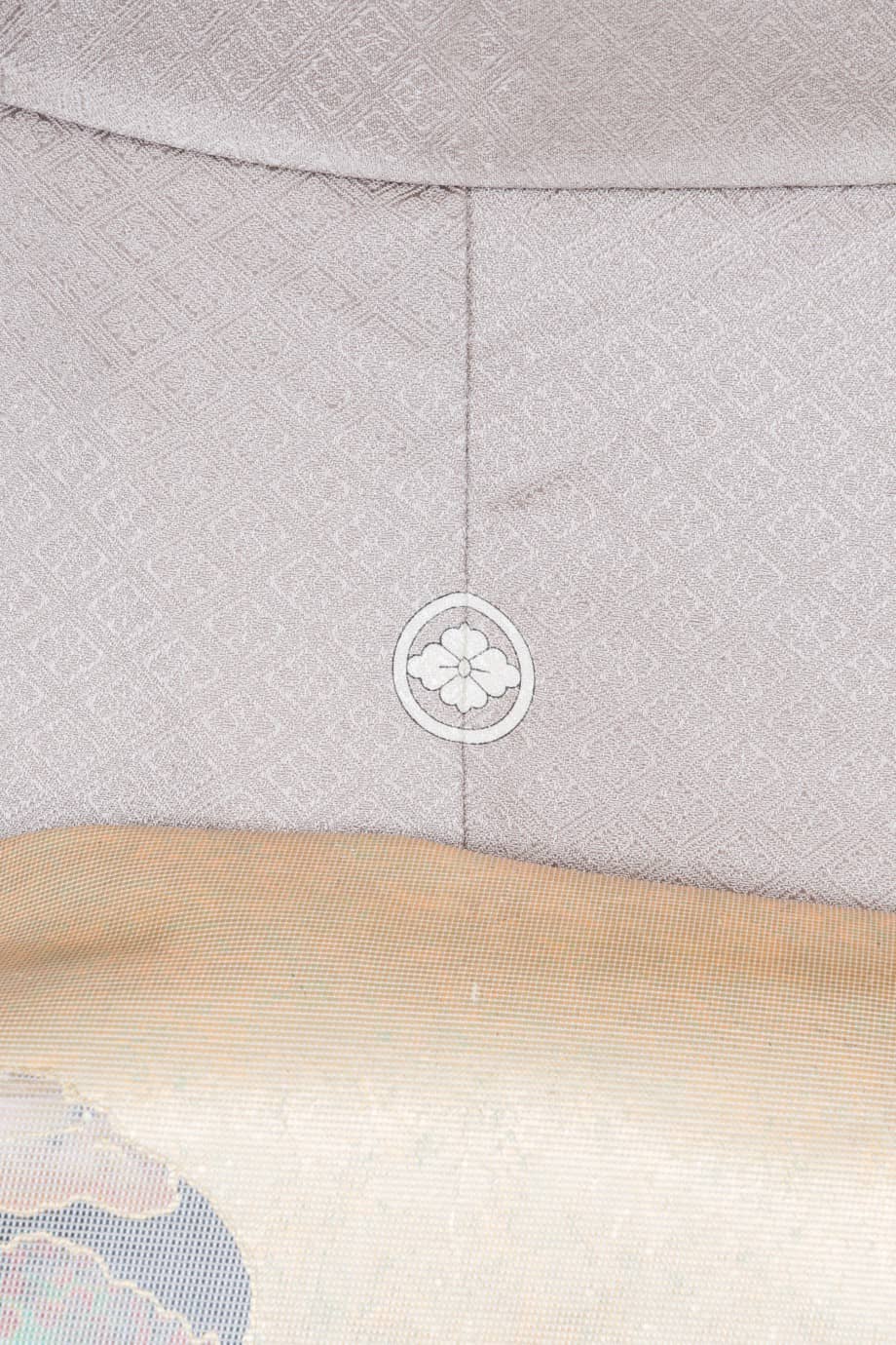 【留袖レンタル】婚礼・結納 | スイートグレー地に鳳凰や橘の一つ紋付色留袖